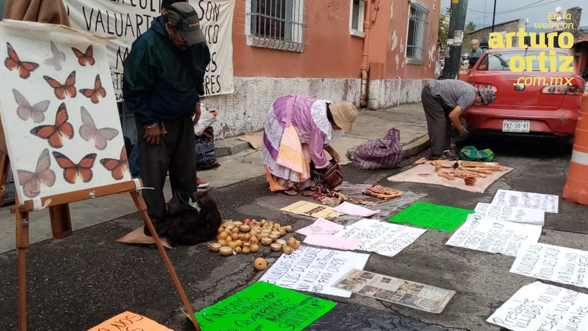 SE ROMPE EL  DIÁLOGO CON ARTESANOS DE CALLE HIDALGO