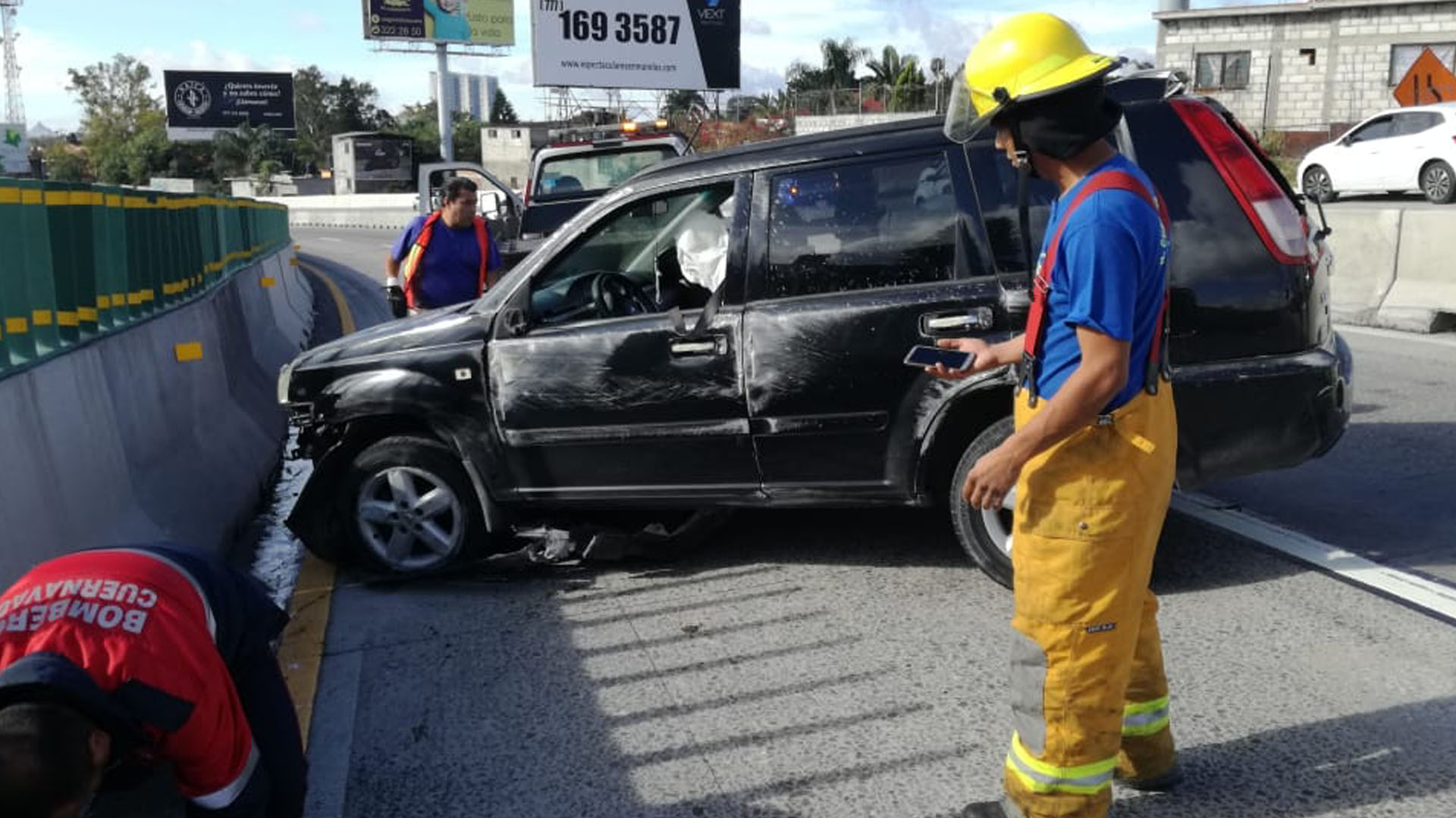 ATIENDEN ACCIDENTE EN EL PASO EXPRÉS