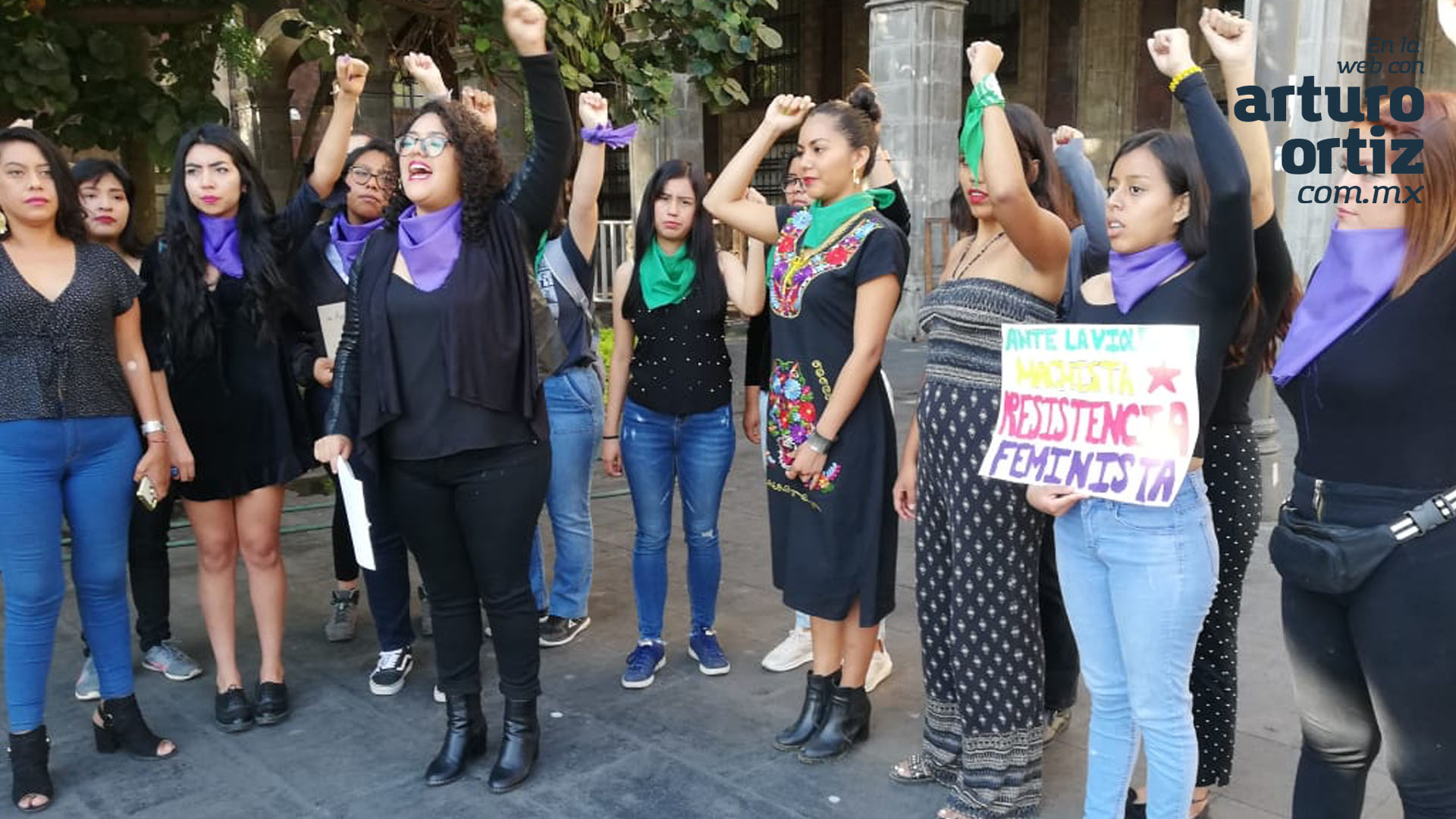 FEMINISTAS DISPONDRÁN DE DISPOSITIVO DE SEGURIDAD DURANTE MARCHA