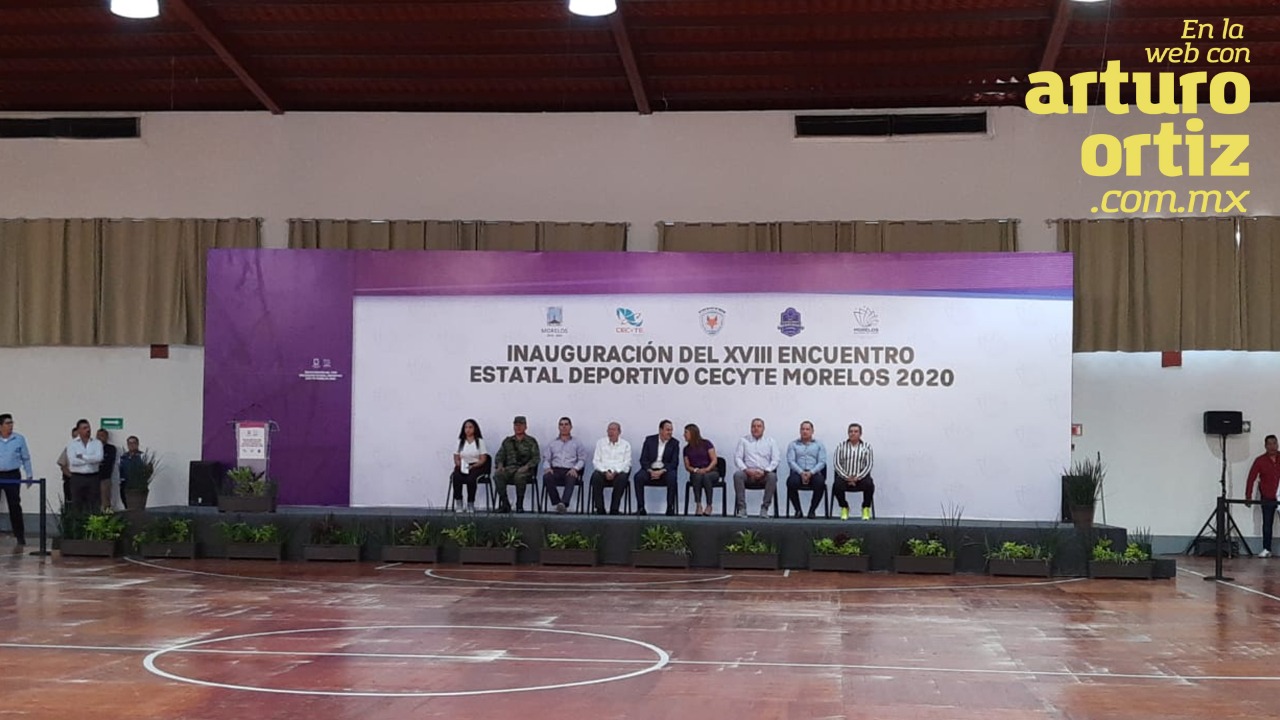 ENCABEZA GOBERNADOR INAUGURACIÓN DEL XVIII ENCUENTRO ESTATAL DEPORTIVO CECYTE