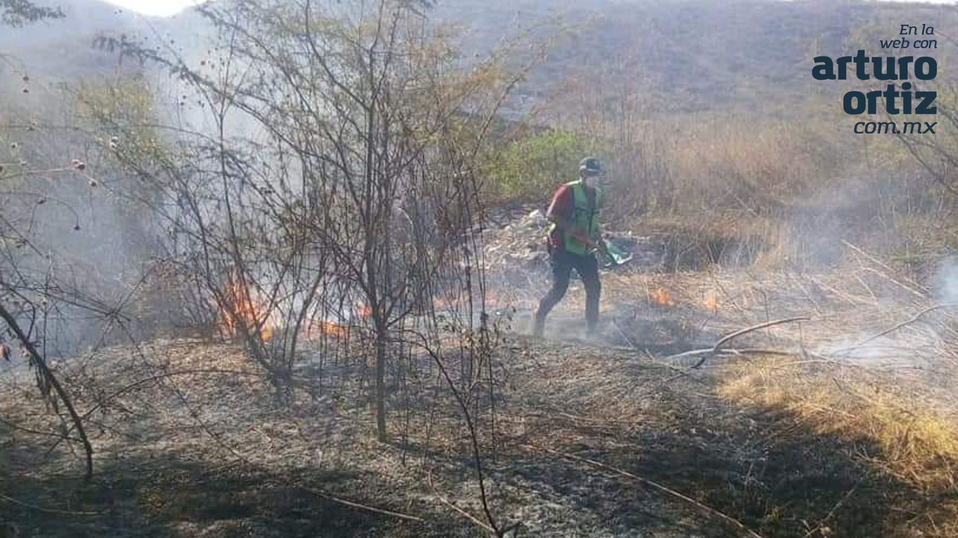 SE MANTIENE ALERTA POR INCENDIOS DE PASTIZALES EN LA ZONA ORIENTE