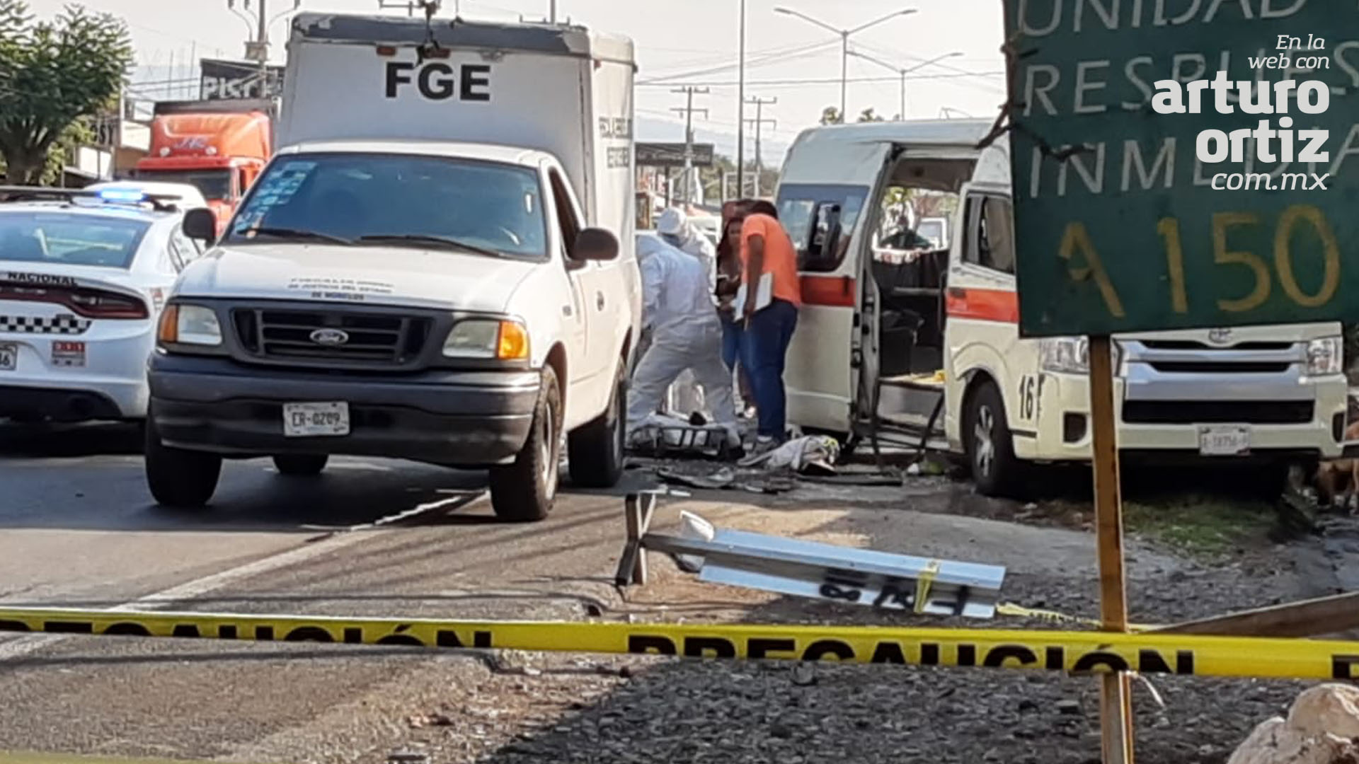 ACCIDENTE  DE TRÁILER DEJA POR LO MENOS 16 LESIONADOS