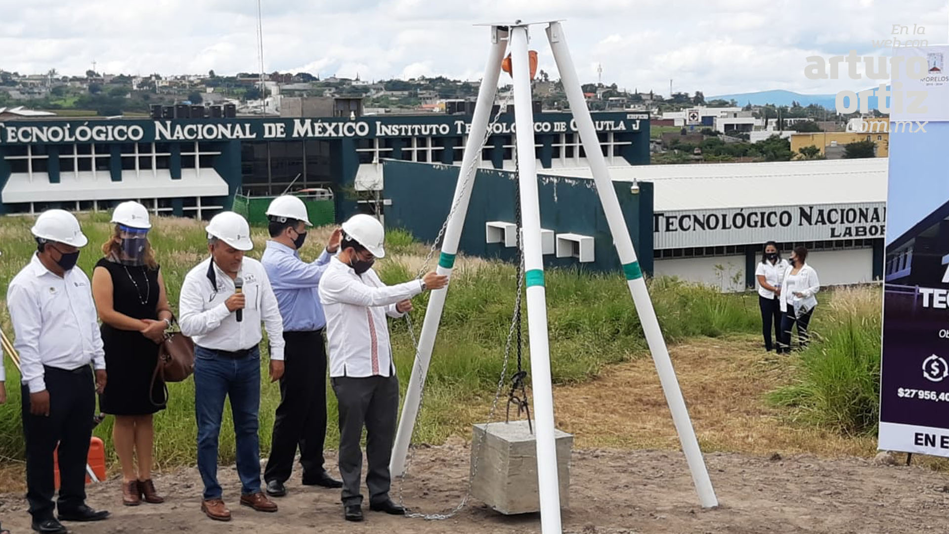 COLOCAN  PRIMERA PIEDRA PARA NUEVO EDIFICIO EN  TECNOLÓGICO DE CUAUTLA