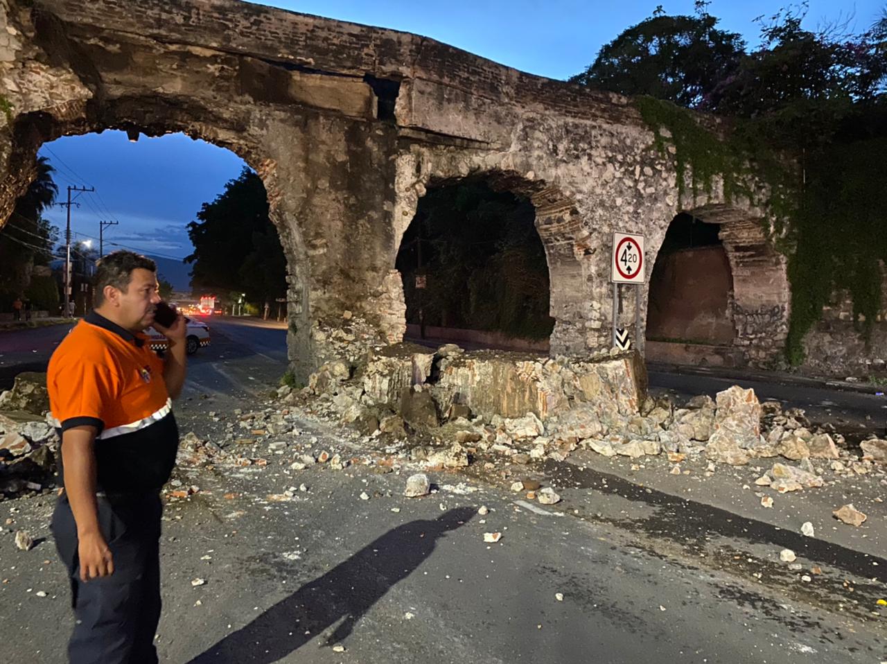 ATENDERÁ INAH DAÑOS EN LOS ARCOS DE SAN CARLOS