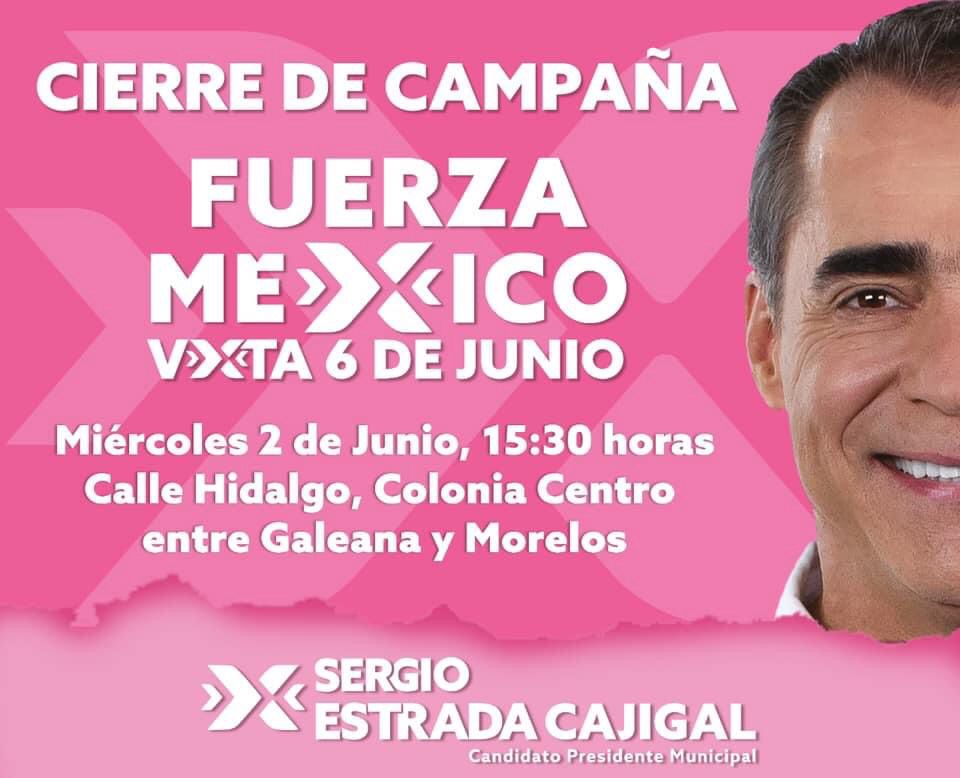 CERRARÁ SERGIO ESTRADA CAMPAÑA EN CENTRO DE CUERNAVACA