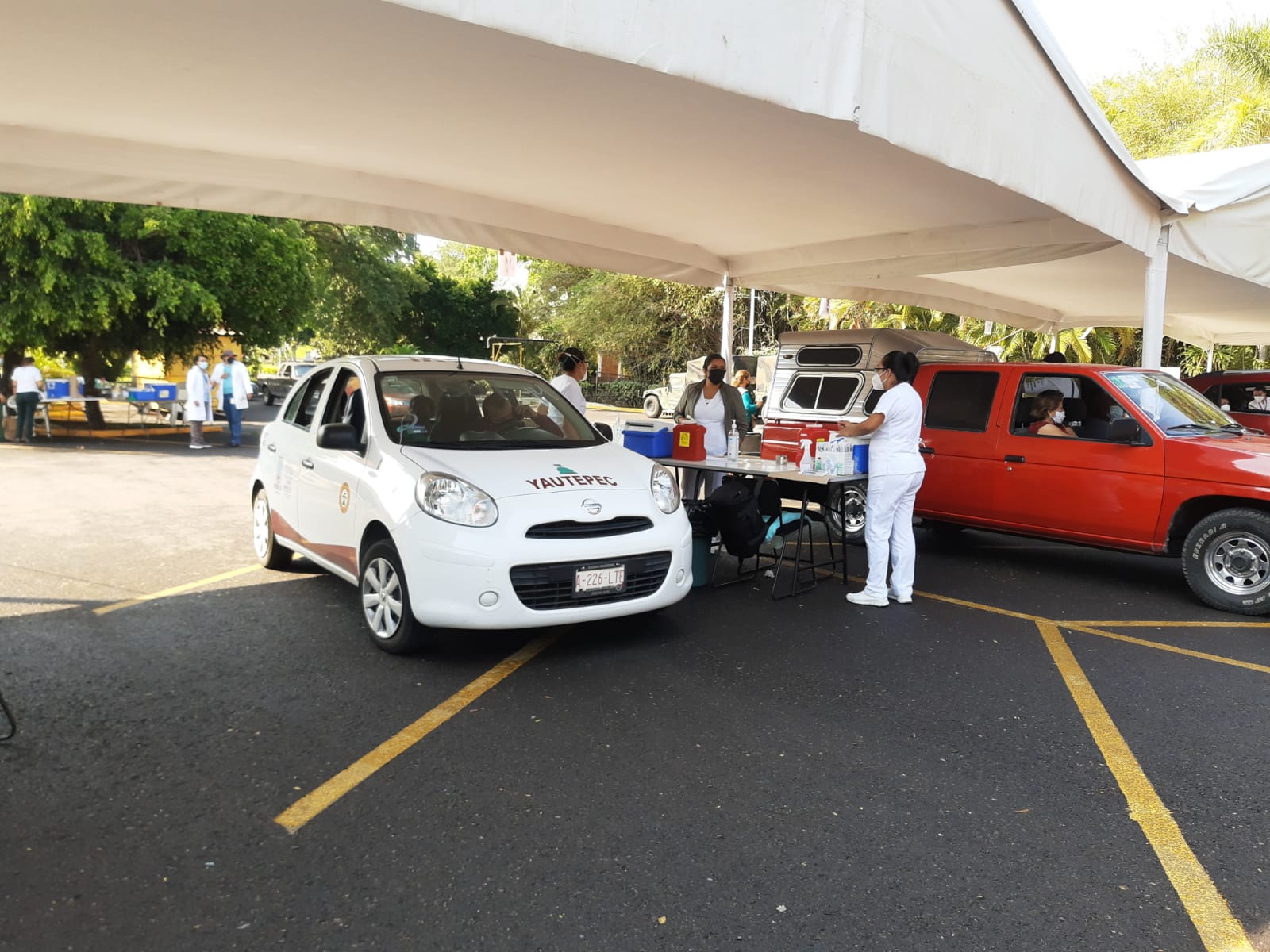 GARANTIZAN SEGURIDAD EN APLICACIÓN DE SEGUNDA DOSIS EN YAUTEPEC