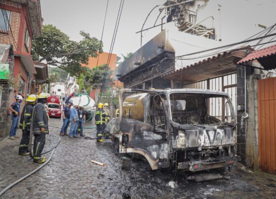 SE INCENDIA PIPA EN TEPOZ