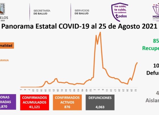 CIFRAS DE COVID-19 MORELOS