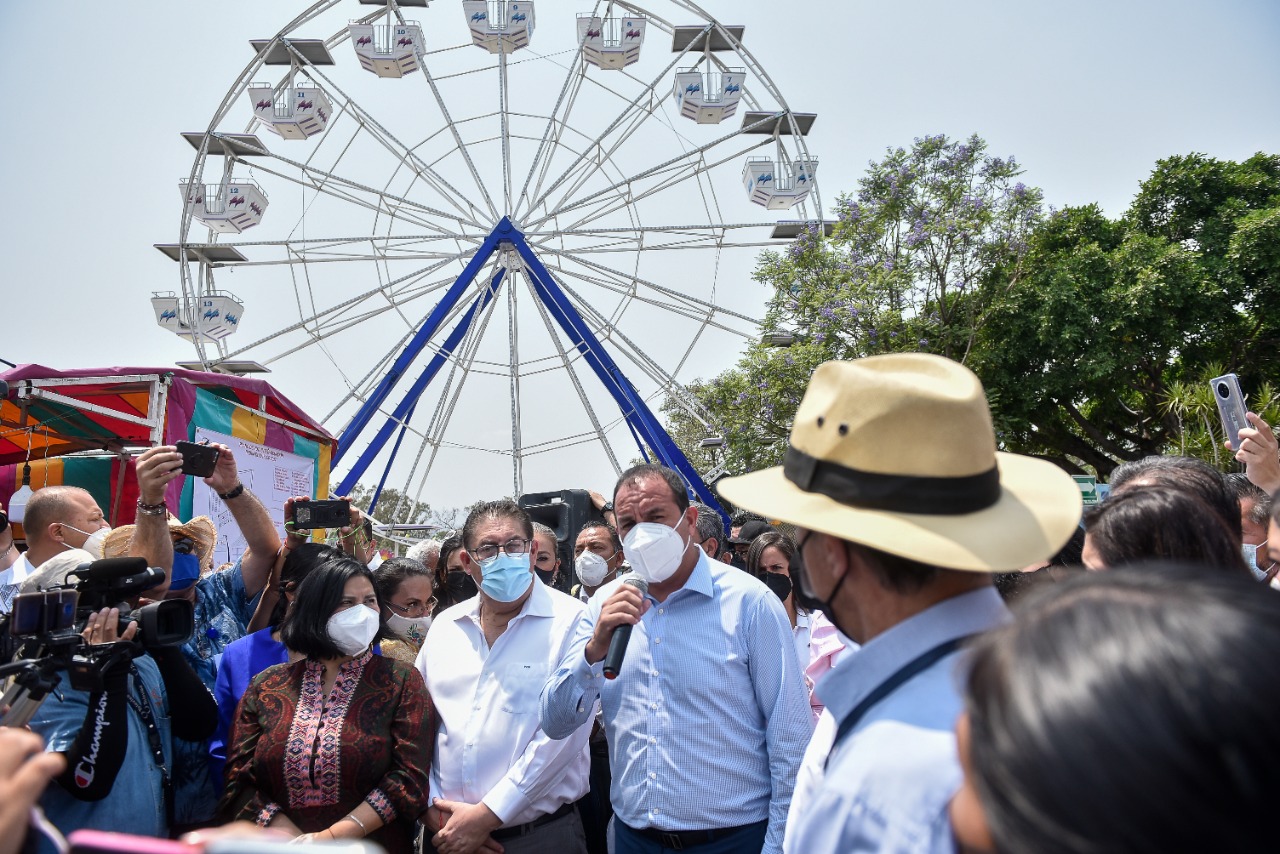 ACUDE GOBERNADOR A INAUGURACIÓN DE LA FERIA DE LA FLOR CUERNAVACA 2022