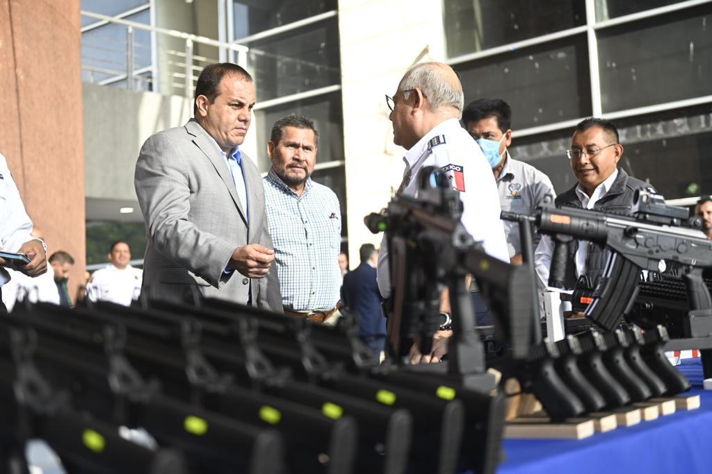 REFUERZA CUAUHTÉMOC BLANCO A POLICÍA MORELOS