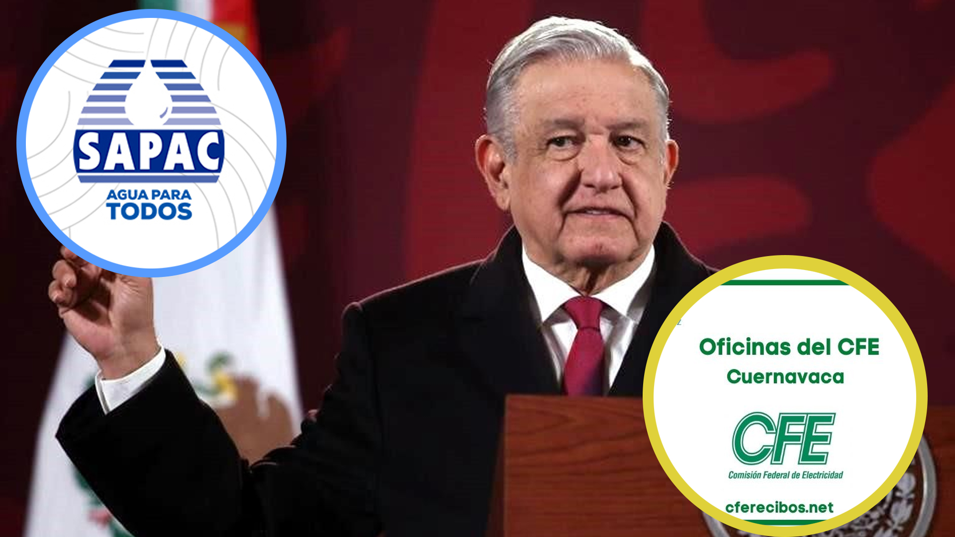 CUERNAVACA PIDE A AMLO CONDONACIÓN DE DEUDA DE SAPAC CON CFE