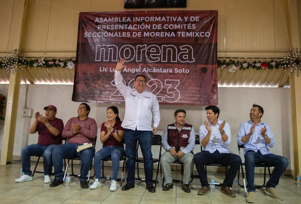 VÍCTOR MERCADO ACUDE A LA TOMA DE PROTESTA DE COMITÉS SECTORIALES DE MORENA EN TEMIXCO