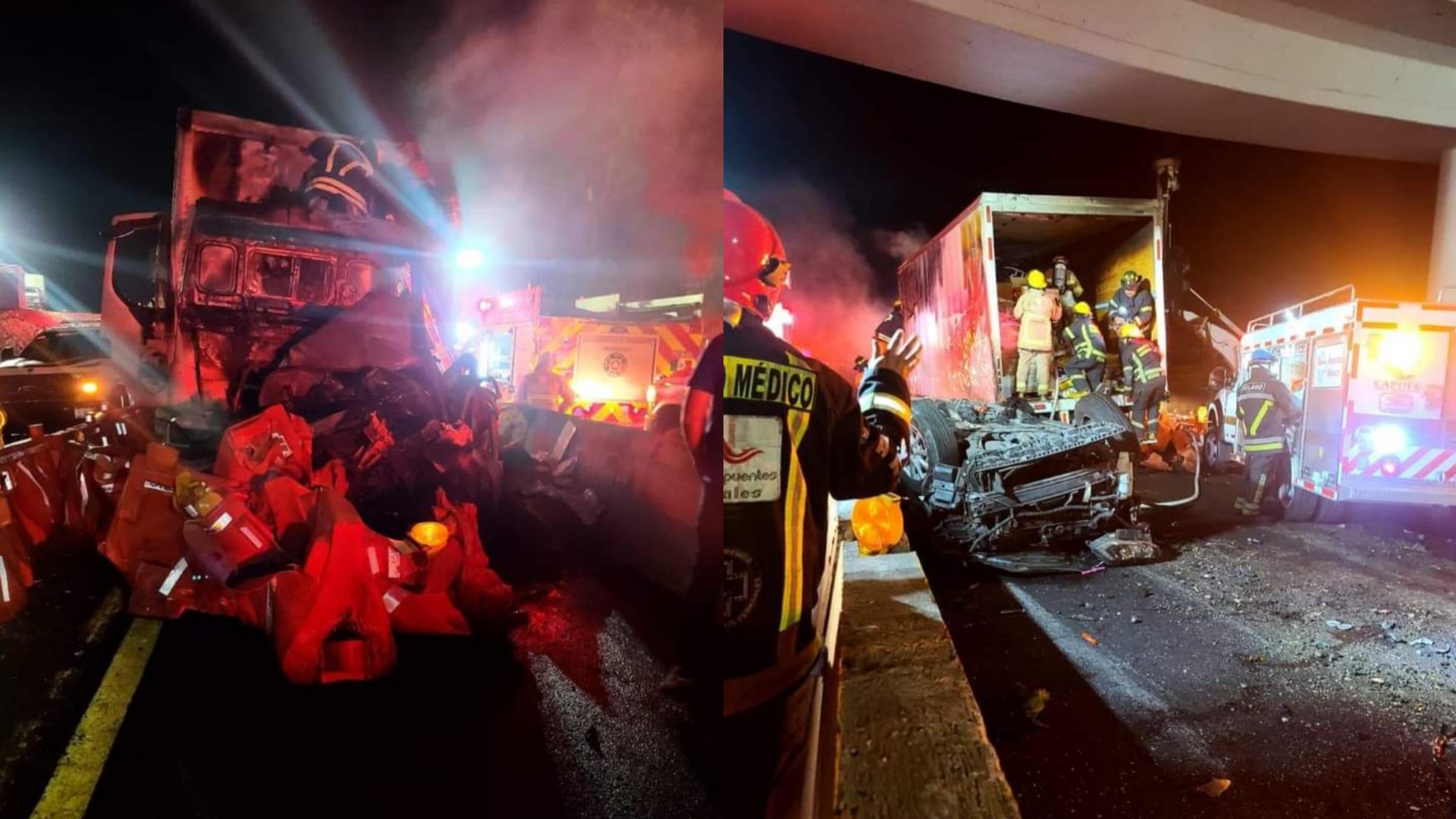 TRÁILER PROVOCA FATAL ACCIDENTE; MUEREN DOS CALCINADOS