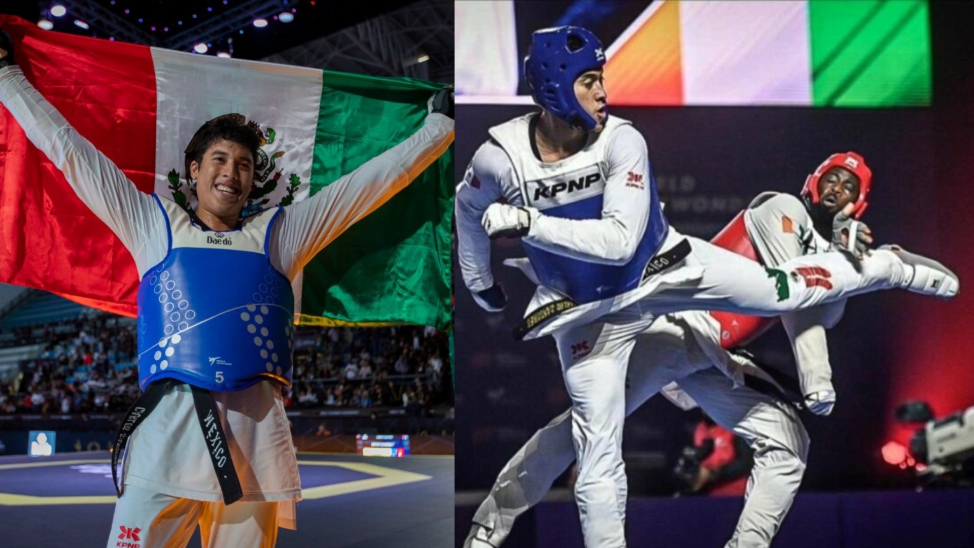 CARLOS SANSORES GANA MEDALLA DE PLATA EN EL MUNDIAL DE TAEKWONDO