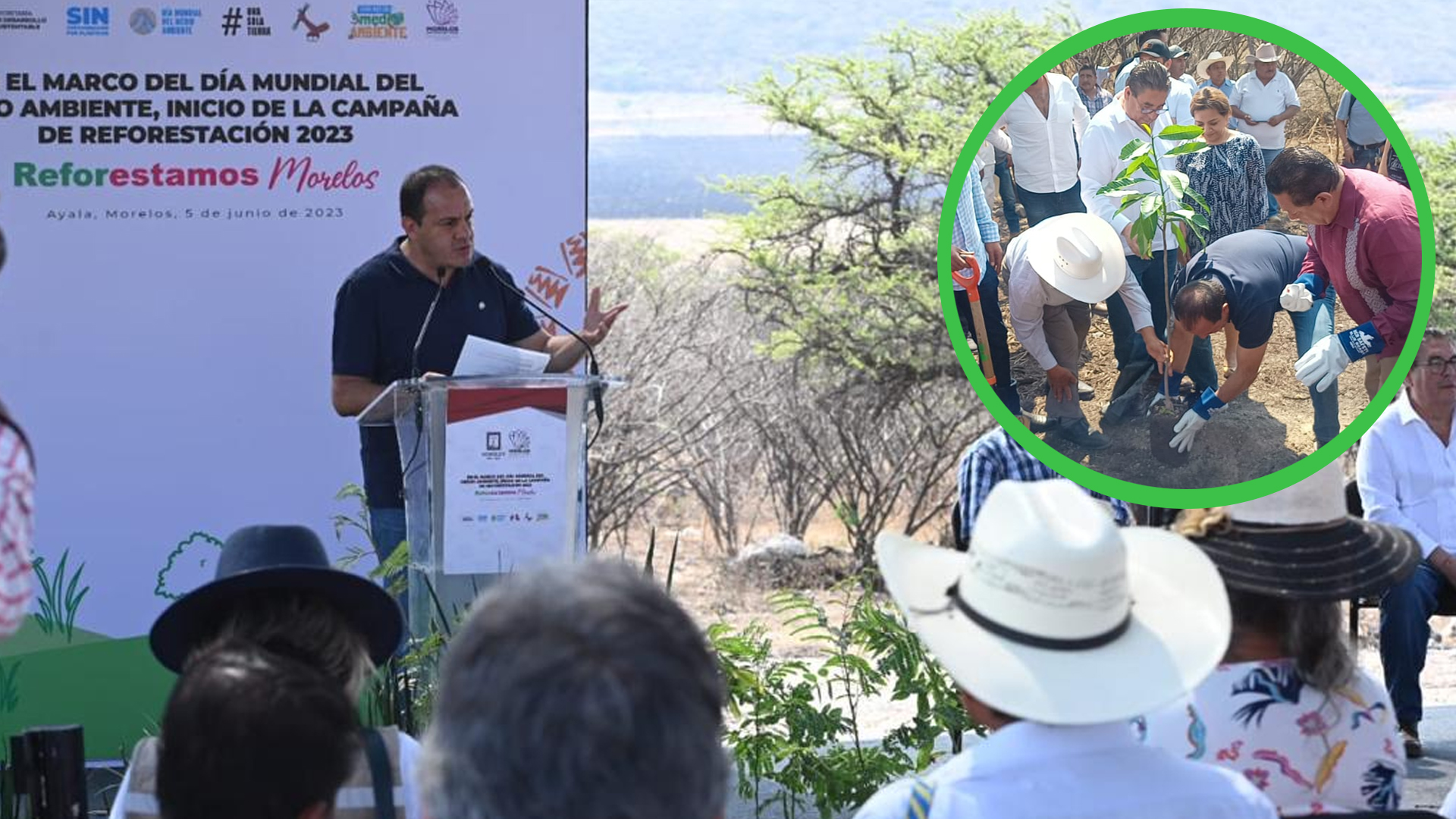 ARRANCA REFORESTACIÓN 2023 EN MORELOS