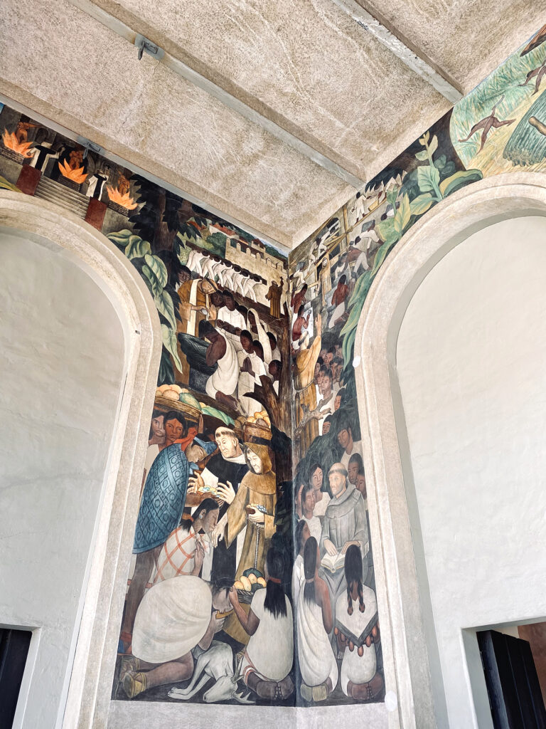 Diego Rivera Mural Palacio de Cortes Historia del Estado de Morelos, Conquista y Revolución