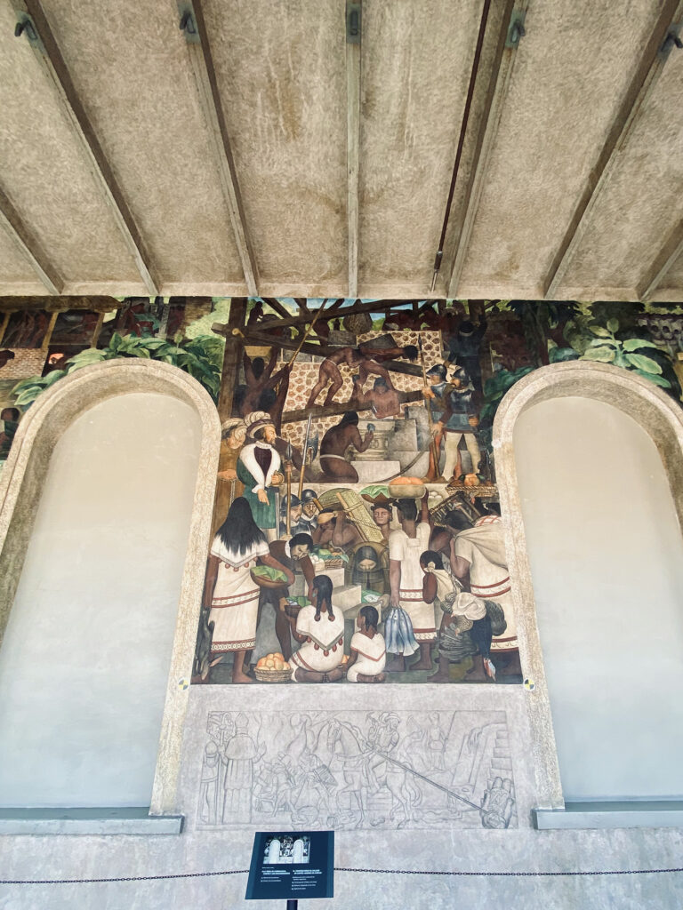 Diego Rivera Mural Palacio de Cortes Historia del Estado de Morelos, Conquista y Revolución