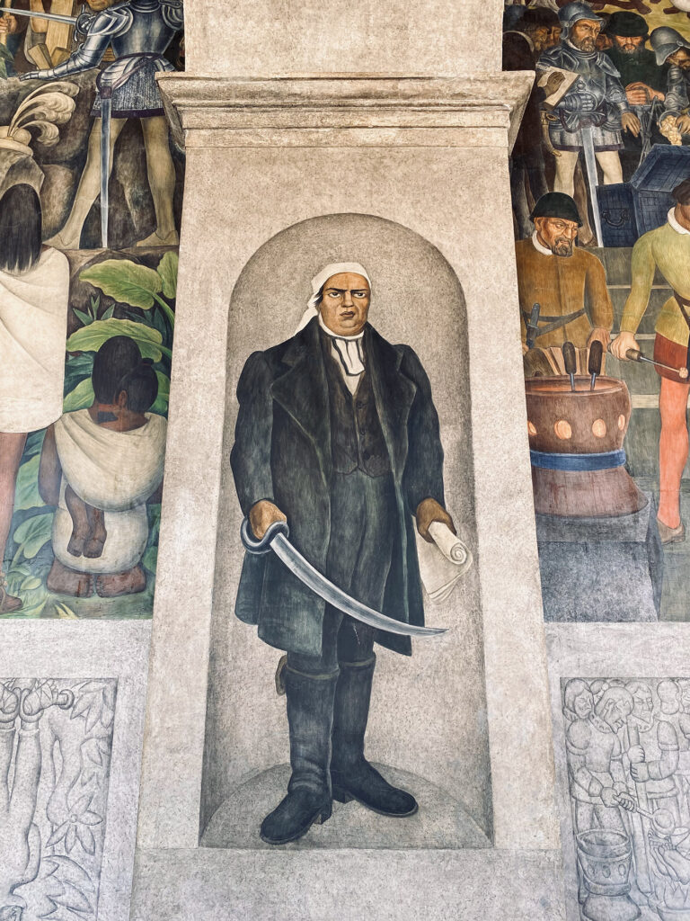 Diego Rivera Mural Palacio de Cortes Historia del Estado de Morelos, Conquista y Revolución