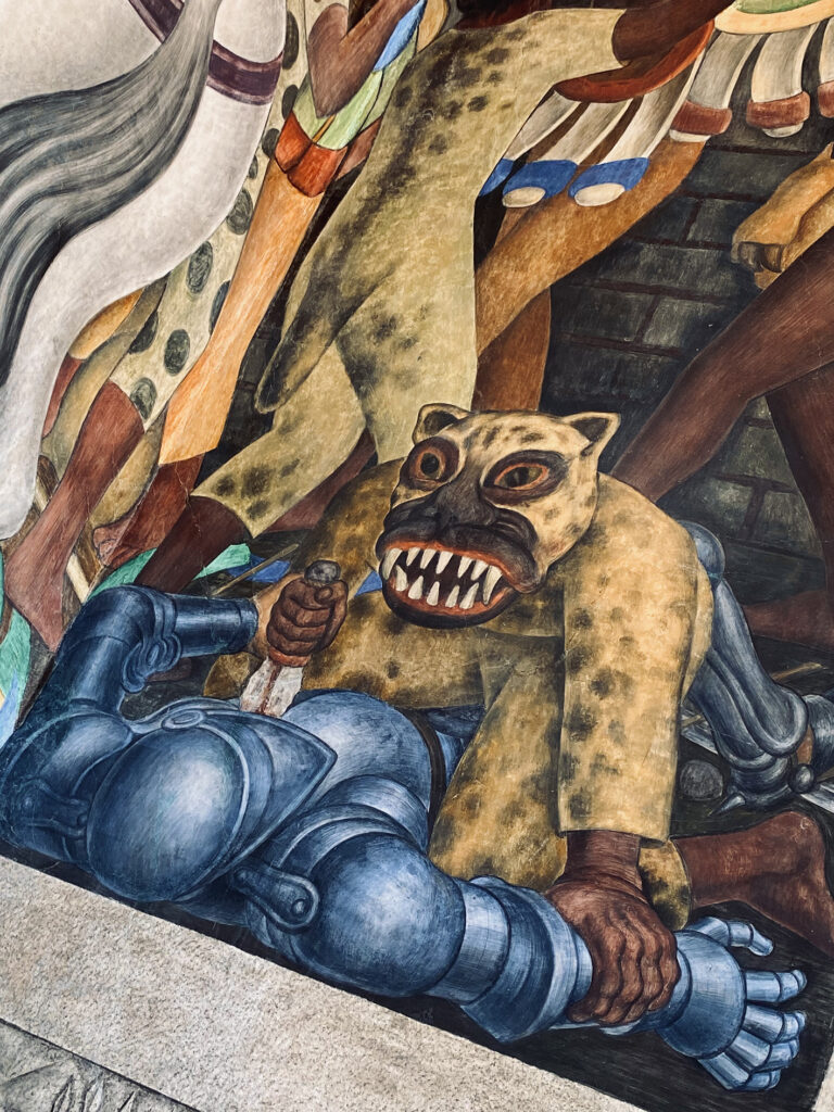 Diego Rivera Mural Palacio de Cortes Historia del Estado de Morelos, Conquista y Revolución