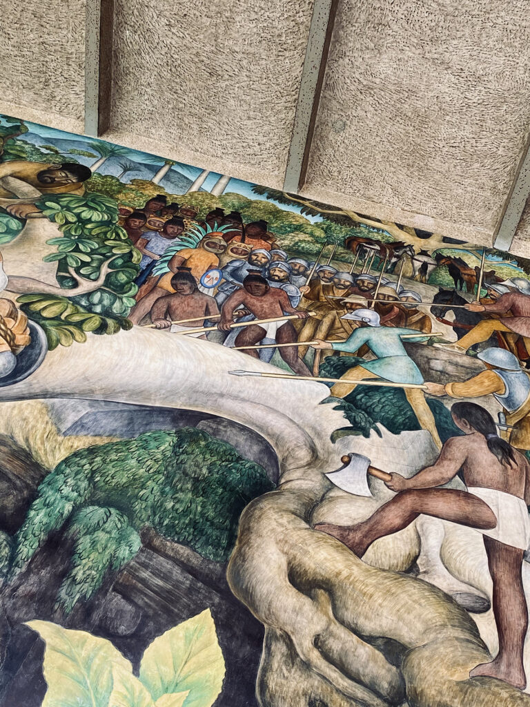 Diego Rivera Mural Palacio de Cortes Historia del Estado de Morelos, Conquista y Revolución