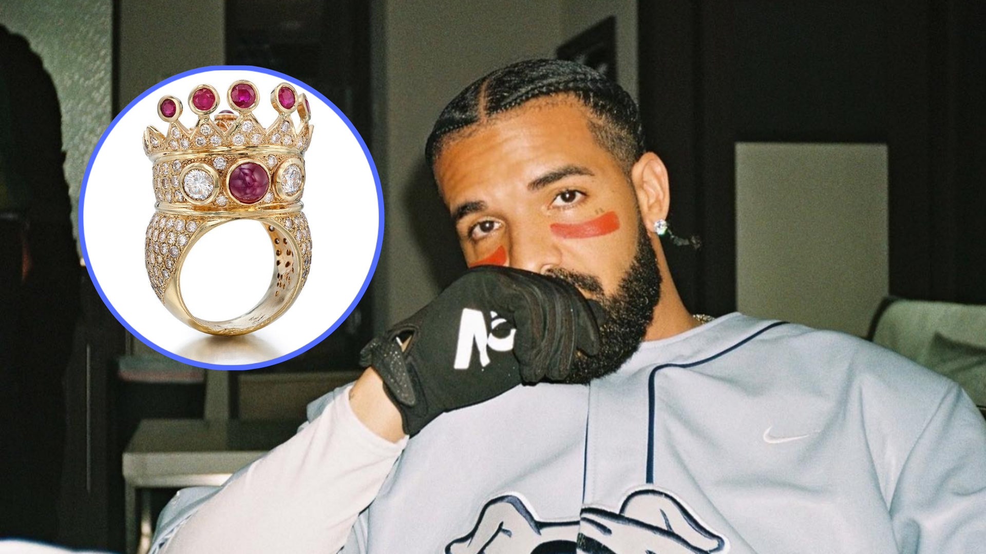 DRAKE COMPRA MILLONARIO ANILLO; PERTENECIÓ A TUPAC ANTES DE MORIR