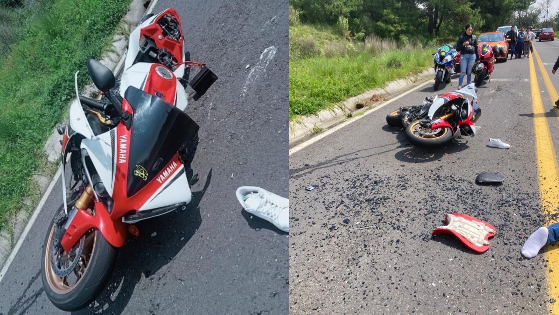 MUERE MOTOCICLISTA AL DERRAPAR EN TLAYACAPAN