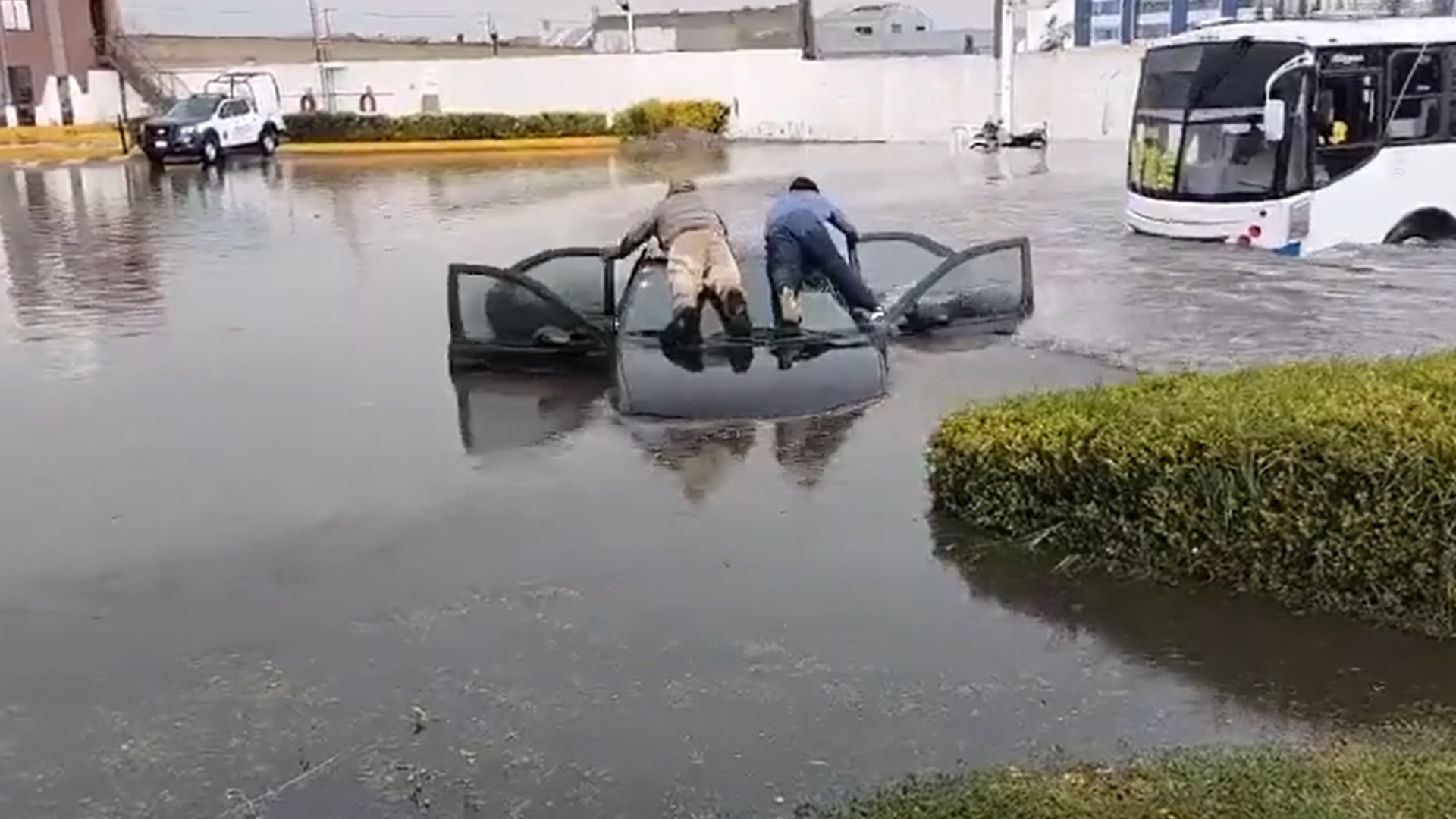 PEGAN FUERTE LAS LLUVIAS EN METEPEC, ESTADO DE MÉXICO