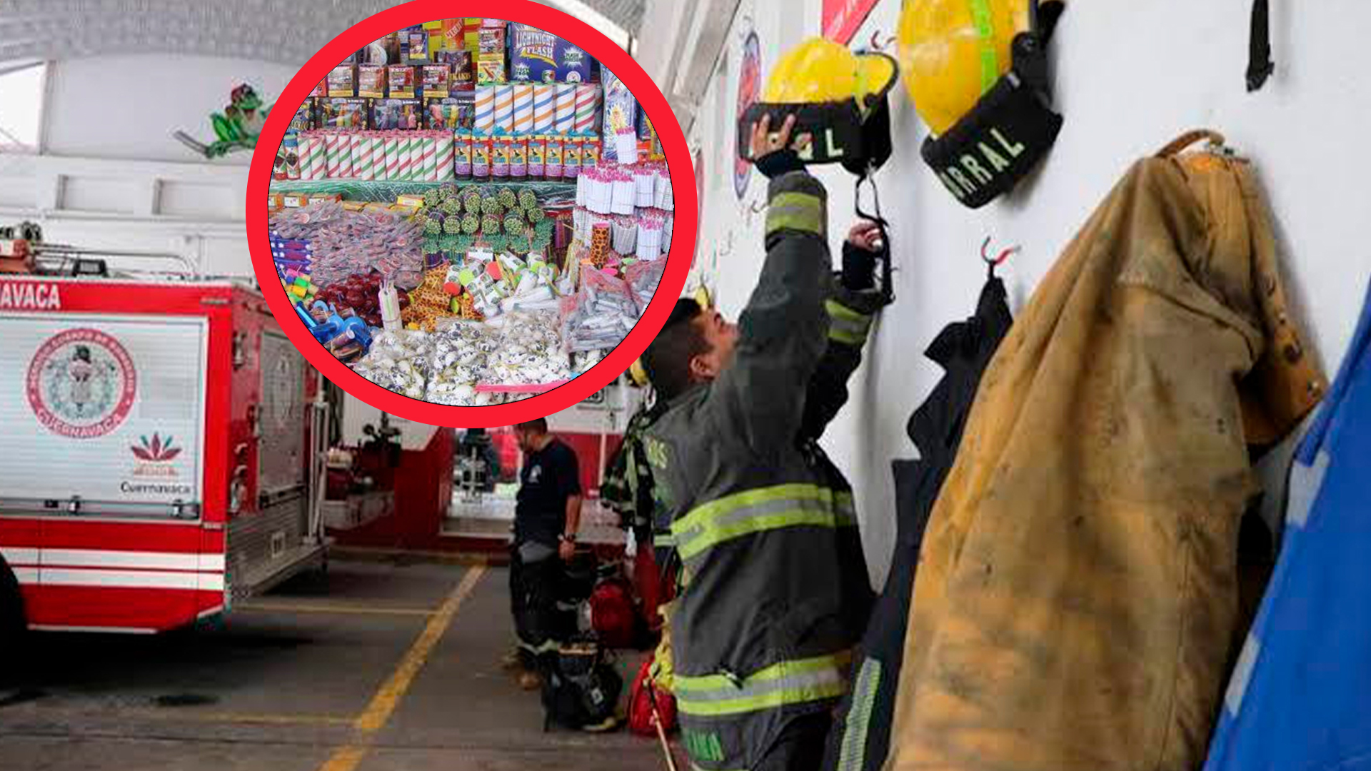 BOMBEROS DE CUERNAVACA PIDEN A PADRES DE FAMILIA EVITAR USO DE PIROTECNIA