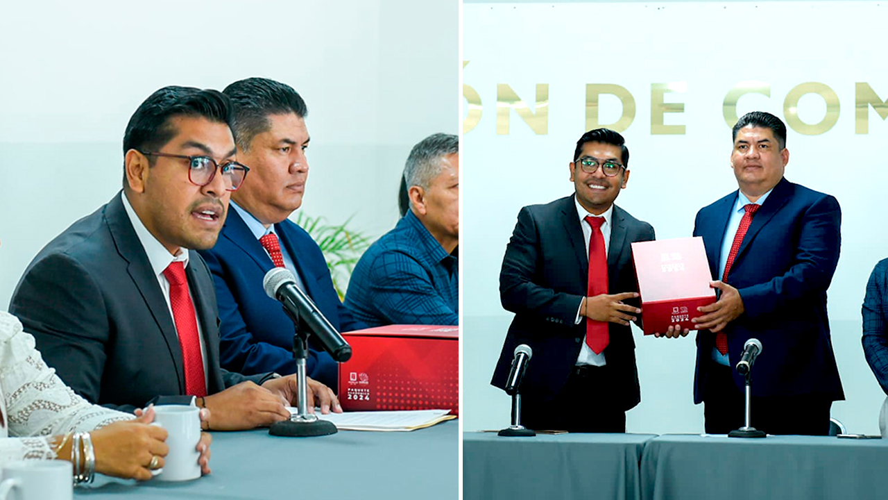 PRESENTA PODER EJECUTIVO PAQUETE ECONÓMICO 2024 AL CONGRESO DE MORELOS