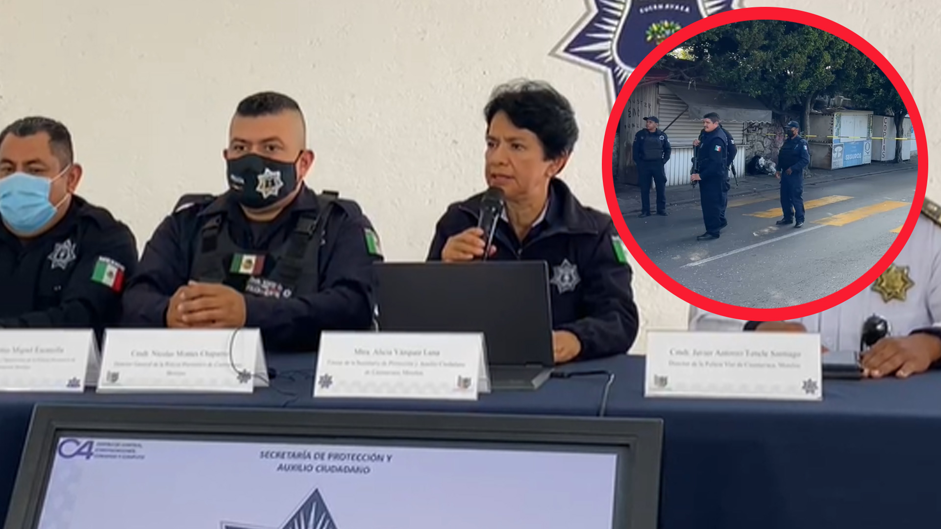 ESTABLES Y FUERA DE PELIGRO POLICÍAS HERIDOS DURANTE ENFRENTAMIENTO EN CUERNAVACA