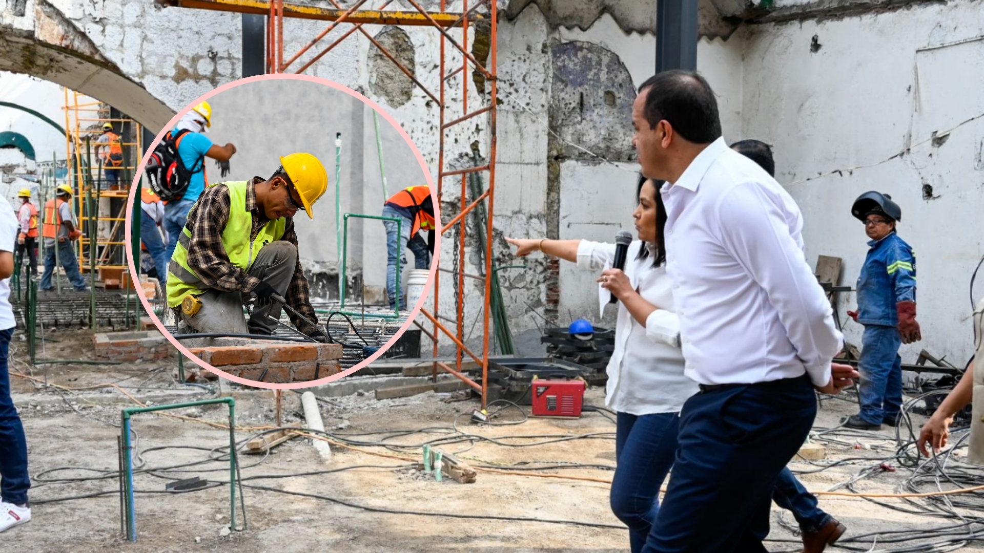 AVANZA ÚLTIMA ETAPA DE CONSTRUCCIÓN DEL MERCADO “LÁZARO CÁRDENAS” DE ZACATEPEC