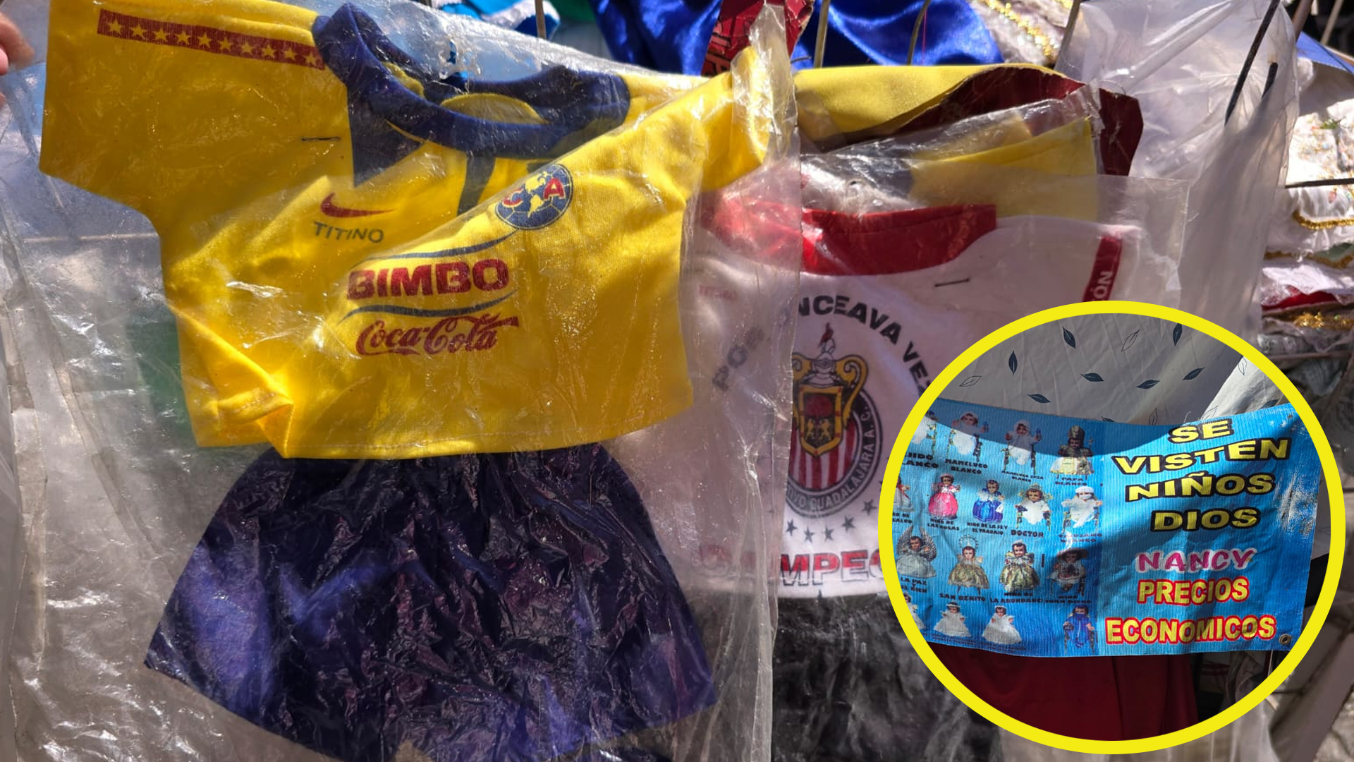 TRAJES DEL AMÉRICA Y CHIVAS, LOS MÁS PEDIDOS PARA VESTIR AL NIÑO DIOS