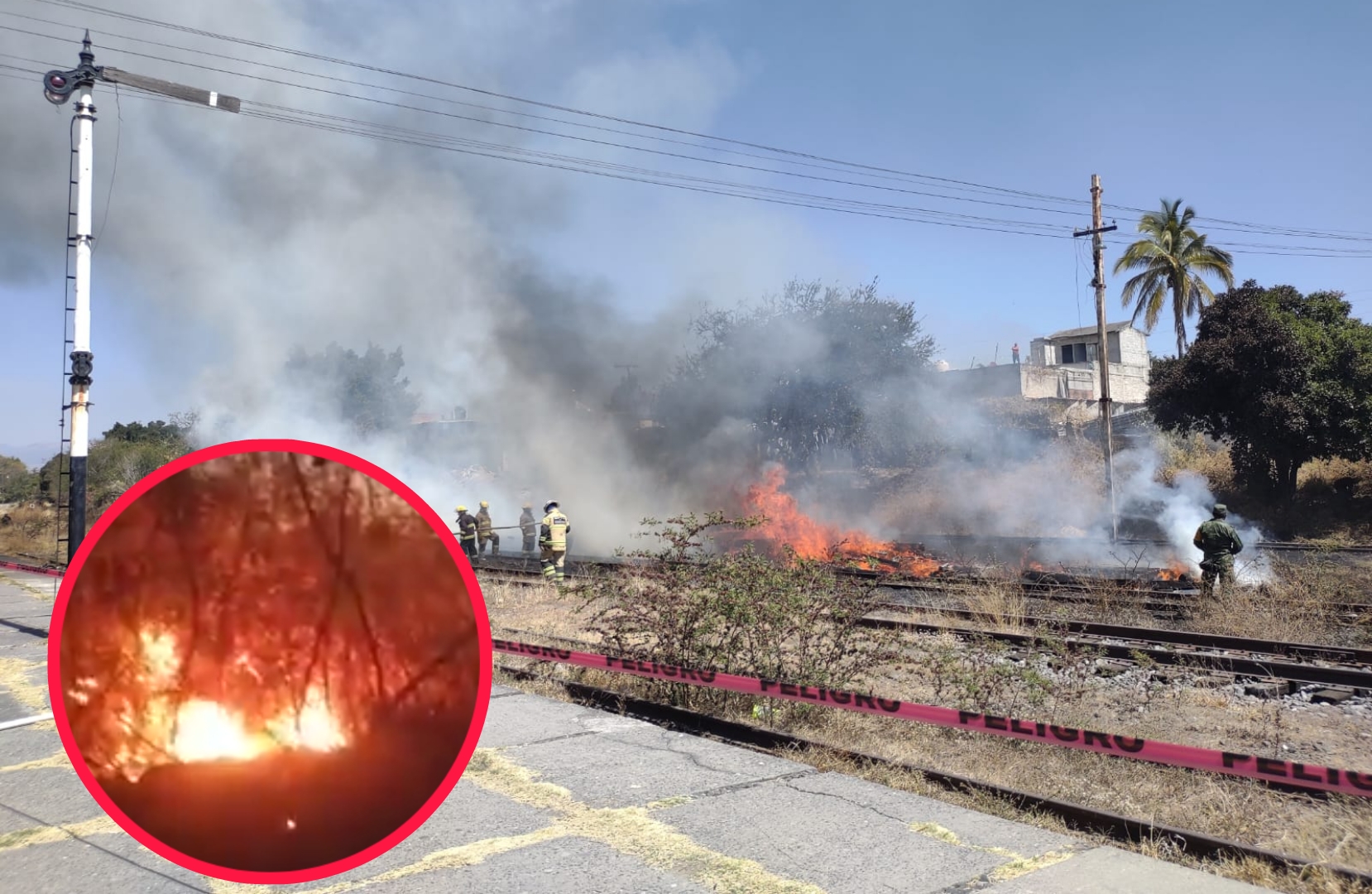 PIDEN BOMBEROS EVITAR ENCENDER FOGATAS EN TERRENOS BALDÍOS