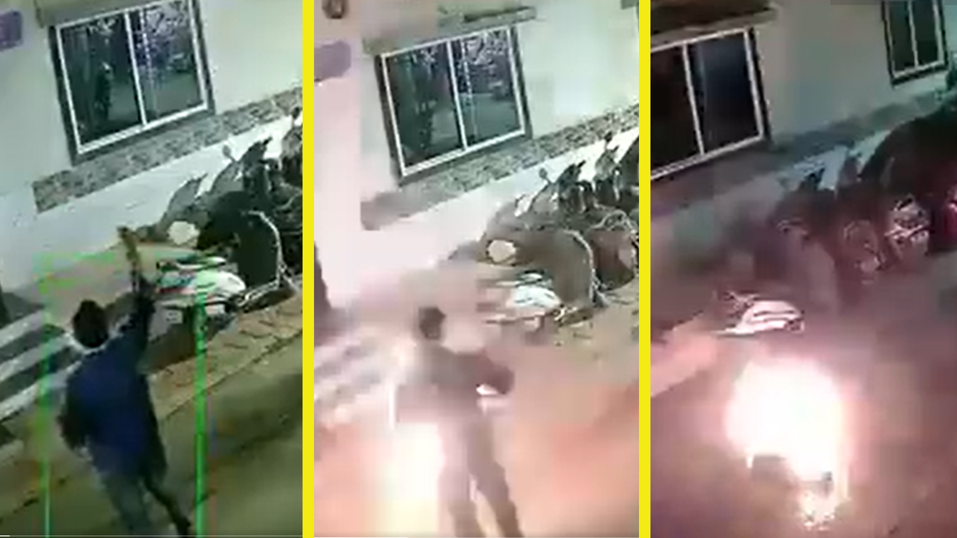 HOMBRE SE PRENDE FUEGO POR DESAMOR