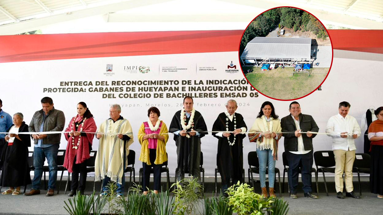 CUAUHTÉMOC BLANCO INAUGURÓ OBRAS EN EL MUNICIPIO INDÍGENA DE HUEYAPAN