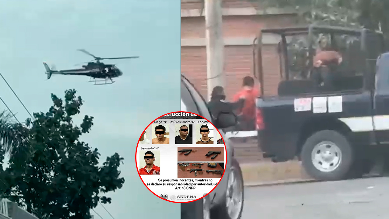 DETIENEN A SIETE QUE HABRÍAN DISPARADO AL HELICÓPTERO DE LA POLICÍA MORELOS