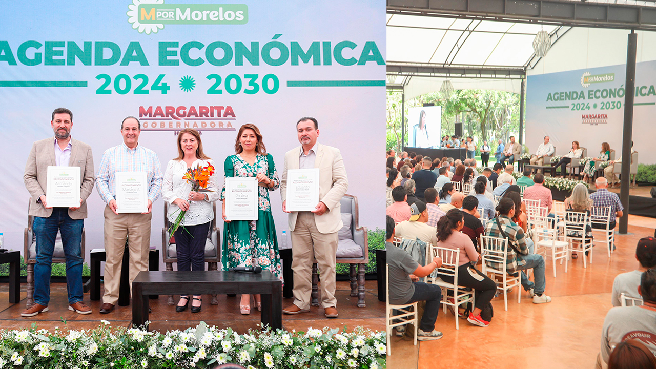 MORELOS CONTARÁ CON UNA AGENDA ECONÓMICA PARA IMPULSAR EL DESARROLLO: MARGARITA GONZÁLEZ SARAVIA