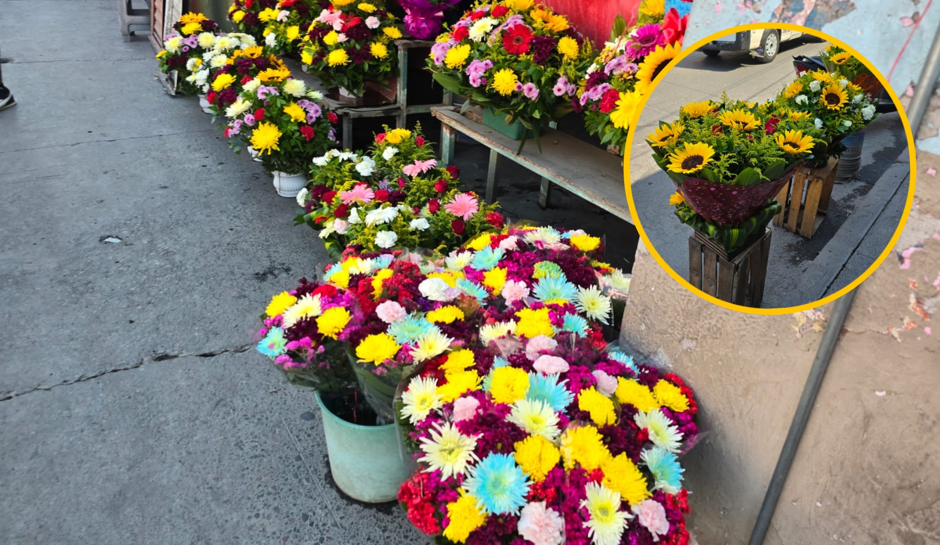 INCREMENTA HASTA UN 100% EL PRECIO DE LAS FLORES PREVIO AL 10 DE MAYO