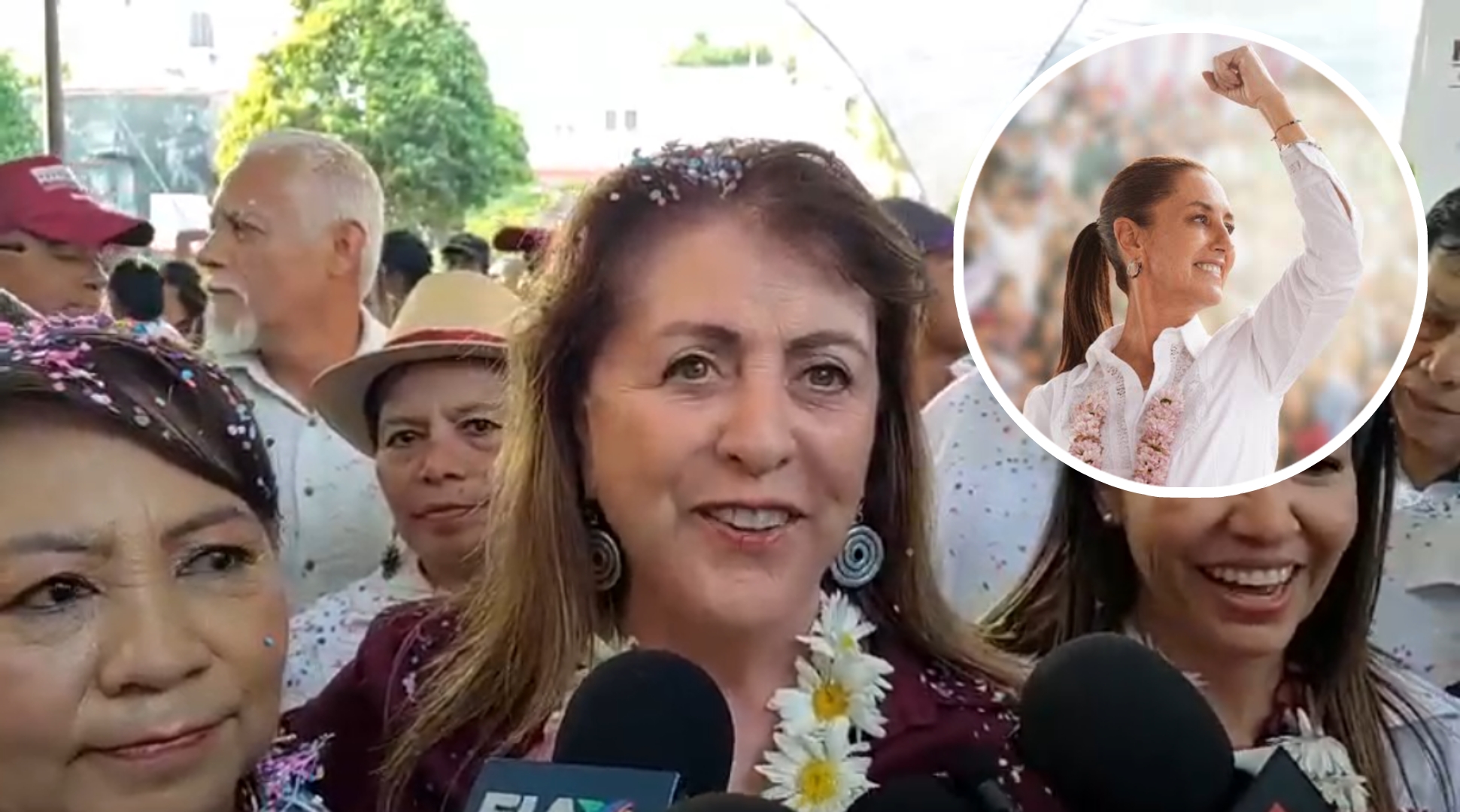 CONFIRMA MARGARITA GONZÁLEZ SARAVIA LA PRESENCIA DE CLAUDIA SHEINBAUM EN SU CIERRE DE CAMPAÑA