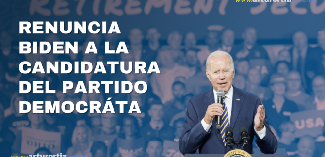 Biden Anuncia su Retiro de la Carrera Presidencial