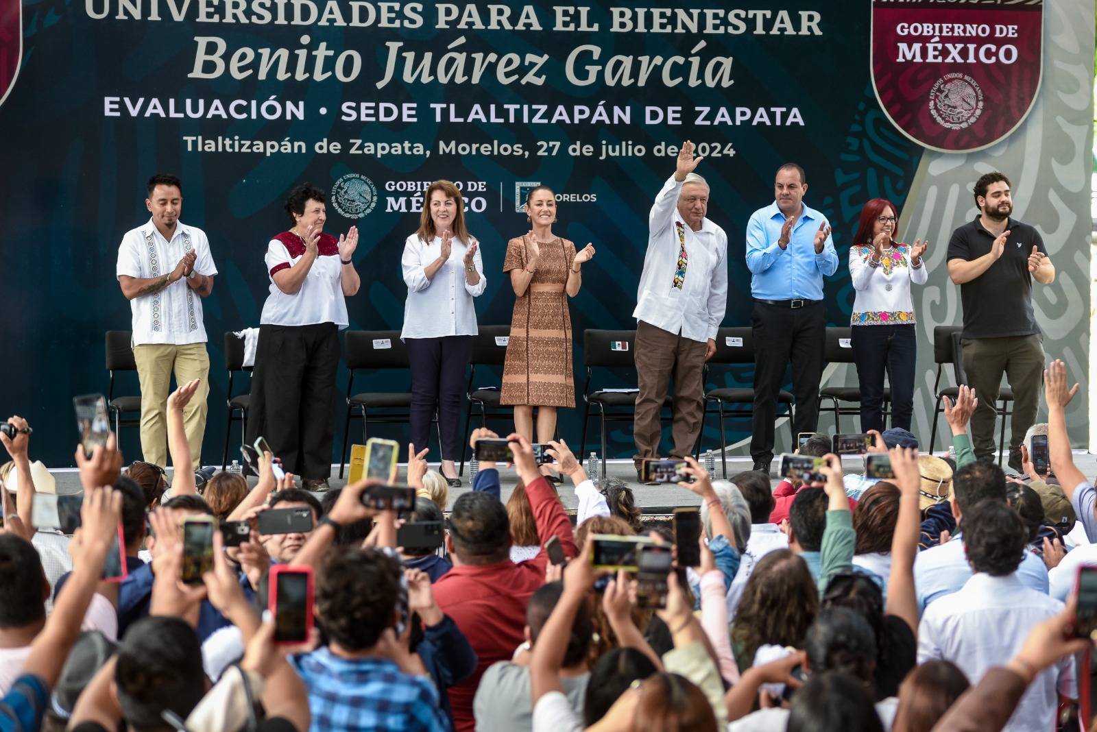 CONFIRMAN AMLO Y CUAUHTÉMOC BLANCO CORRECTO FUNCIONAMIENTO Y BUENOS RESULTADOS DE PROGRAMAS FEDERALES EN MORELOS