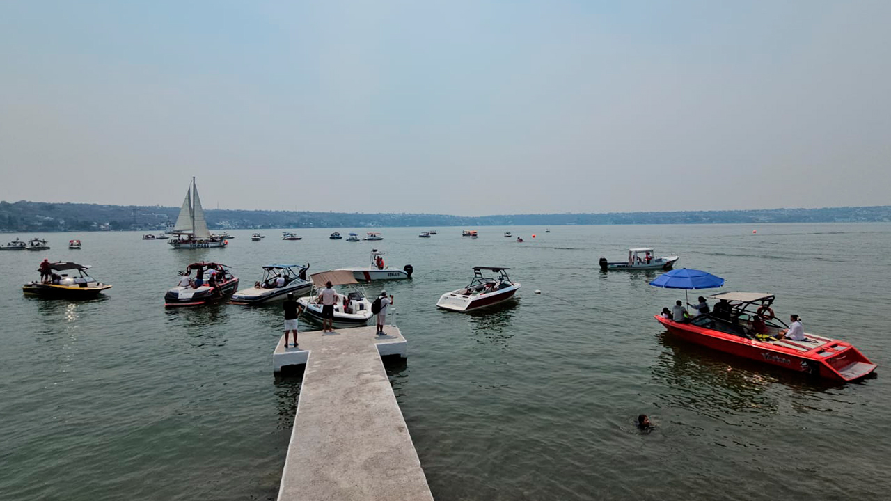 COMIENZA AUMENTAR EL NIVEL DE AGUA EN EL LAGO DE TEQUESQUITENGO