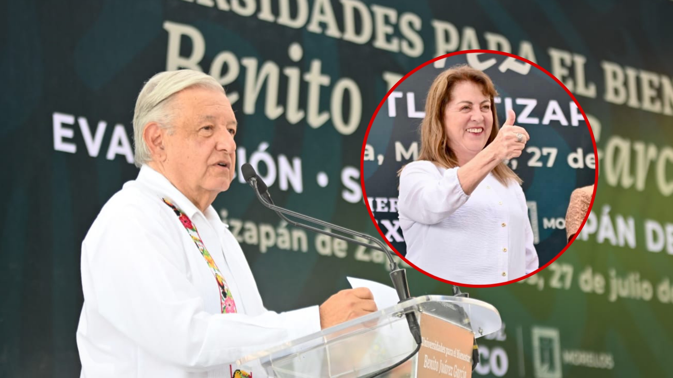 AMLO RESPALDA EL PRÓXIMO GOBIERNO DE MARGARITA GONZÁLEZ