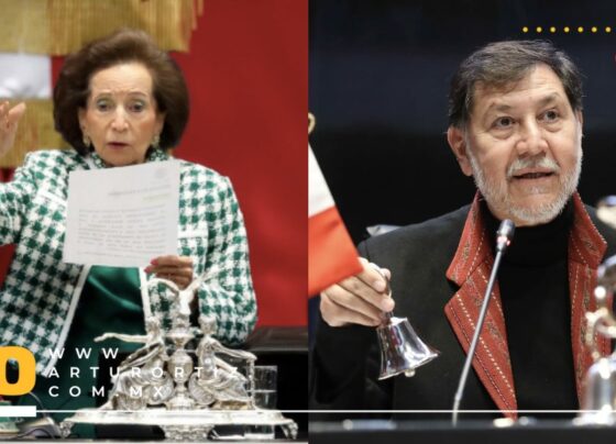 Ifigenia Martínez y Gerardo Fernández Noroña