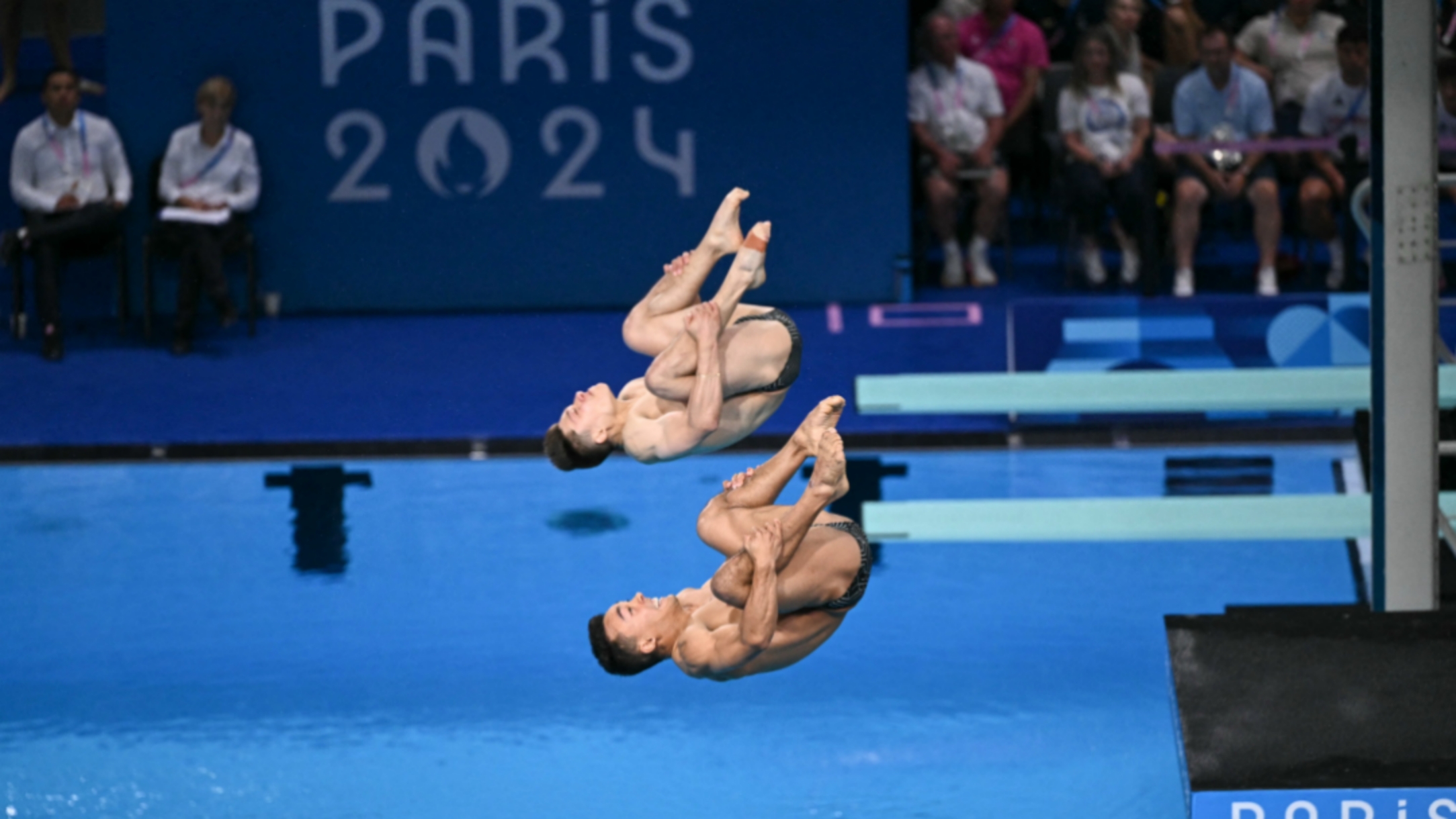 JUAN MANUEL CELAYA Y OSMAR OLVERA BRILLAN EN EL TRAMPOLÍN 3 METROS Y SE QUEDAN CON EL SEGUNDO LUGAR