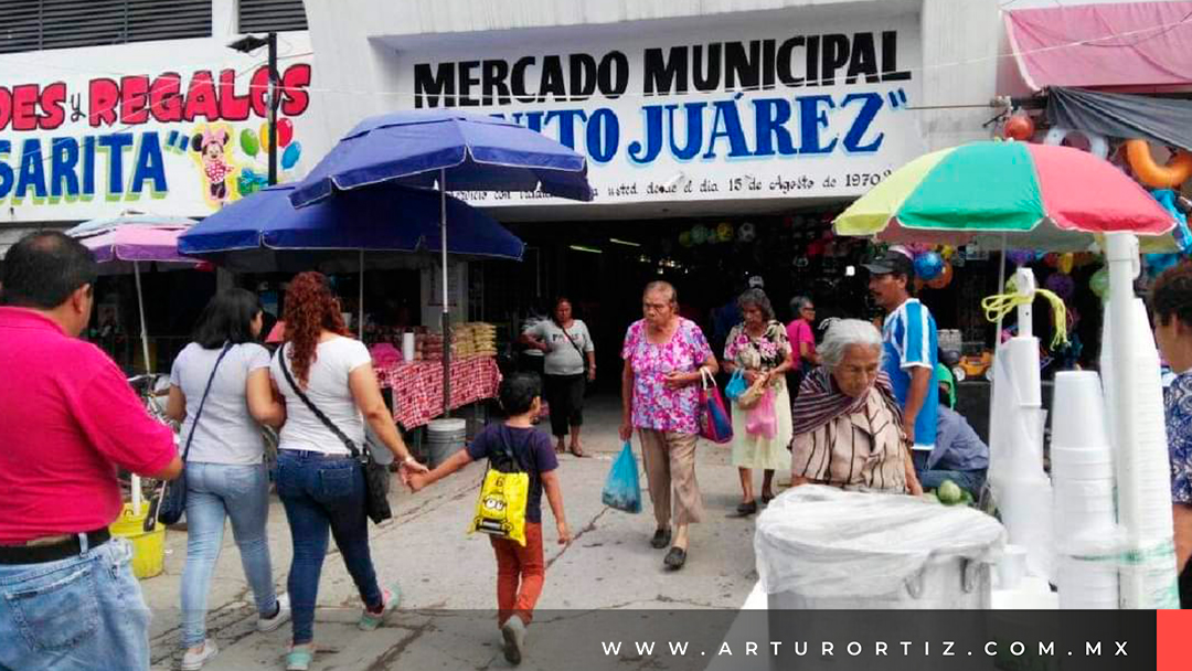 REPORTAN BAJAS VENTAS EN EL MERCADO “BENITO JUÁREZ” EN JOJUTLA EN TEMPORADA VACACIONAL