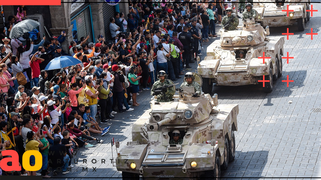 TODO LISTO PARA EL DESFILE CÍVICO-MILITAR POR LA INDEPENDENCIA DE MÉXICO EN CUERNAVACA