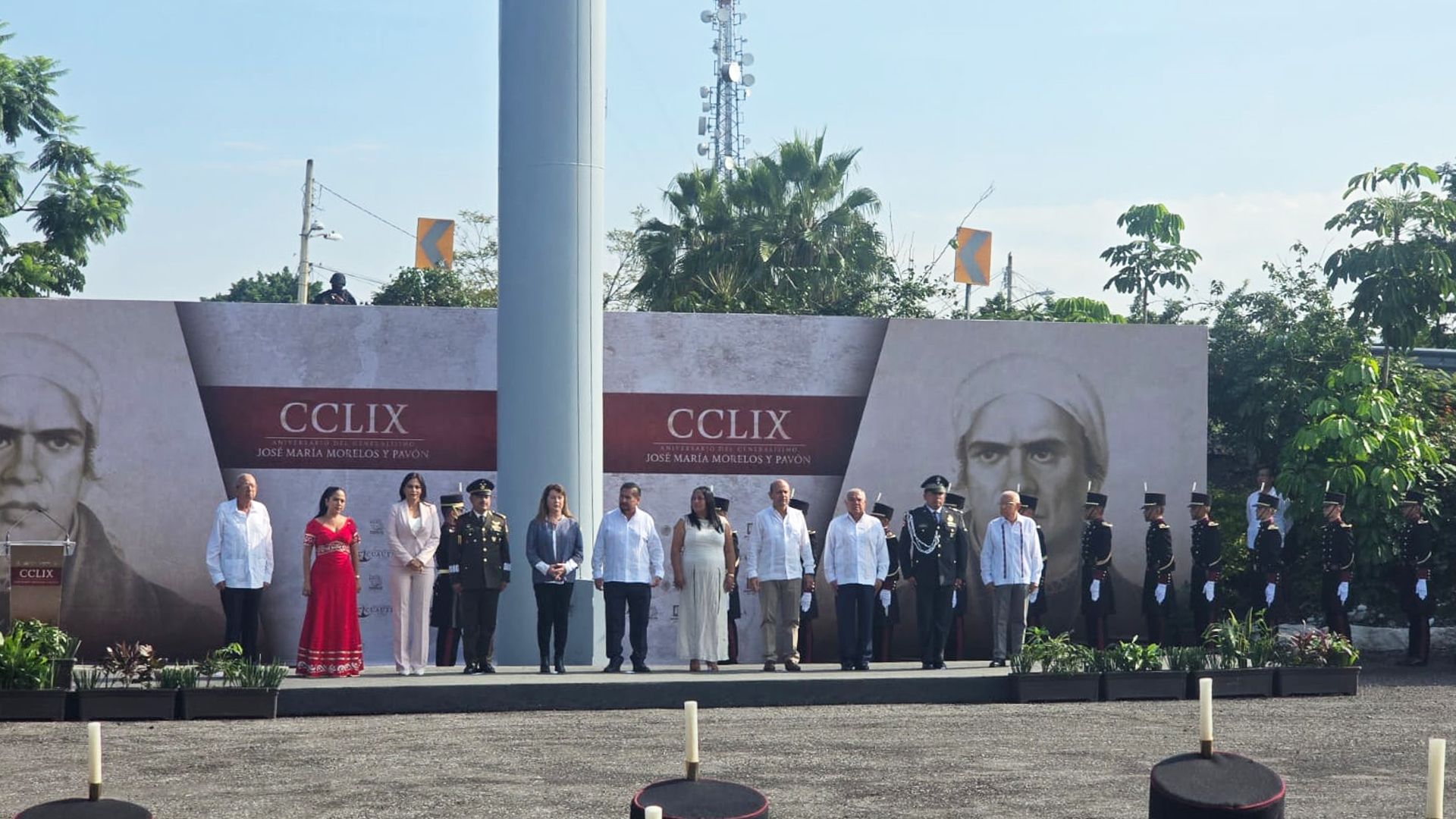 CELEBRAN CEREMONIA CÍVICA POR EL CCLIX ANIVERSARIO DEL NATALICIO DEL GENERAL JOSÉ MARÍA MORELOS Y PAVÓN