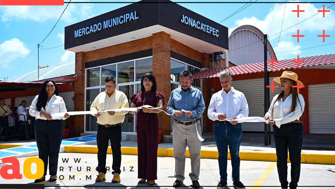 INAUGURA GOBIERNO DE MORELOS CAMPO DEPORTIVO “LOS AMATES” Y MERCADO MUNICIPAL JONACATEPEC