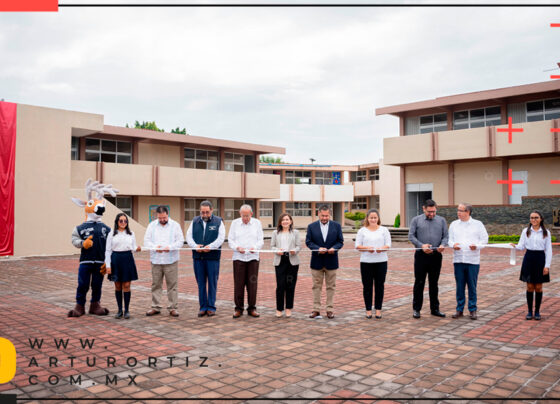 La Escuela Preparatoria Número Cinco de la UAEM en Puente de Ixtla, resultó gravemente dañada por el sismo del 19 de septiembre de 2017.